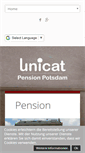 Mobile Screenshot of pension-unicat.de