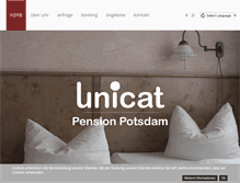 Tablet Screenshot of pension-unicat.de
